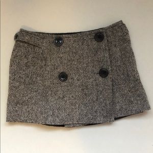 Gap wool mini skirt